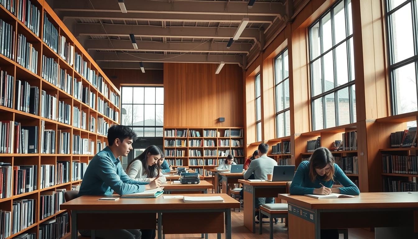 Student using online courses for flexible education