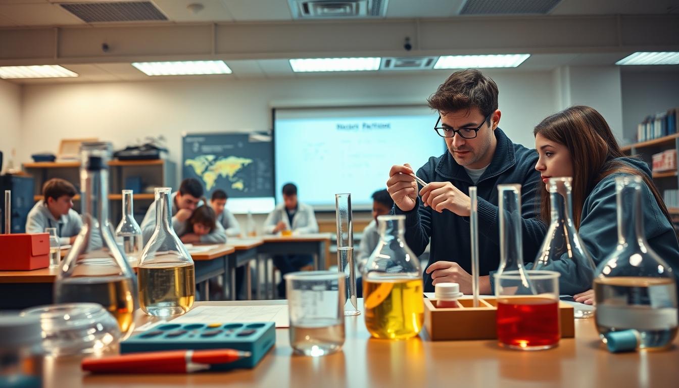 Student preparing for exams with study materials